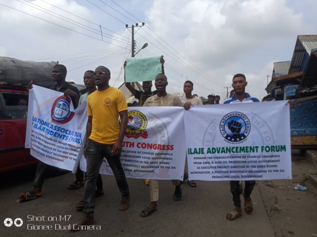 Ilaje youths protest nomination of non-indigene as NDDC Executive director