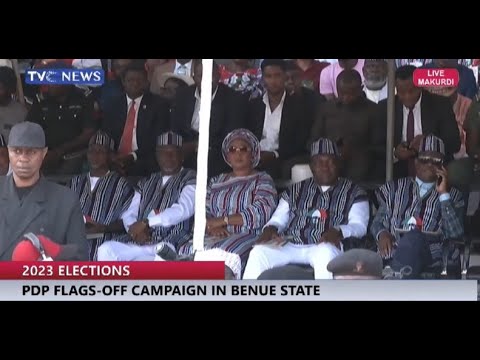 Wike, Makinde, others in attendance as Ortom flags-off PDP campaign in Benue