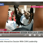 Tinubu holds Interactive Session with CAN