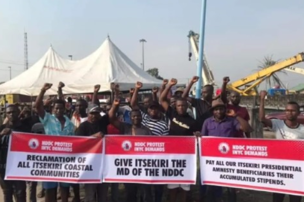 Itsekiri Youths protest choice of NDDC MD, other issues