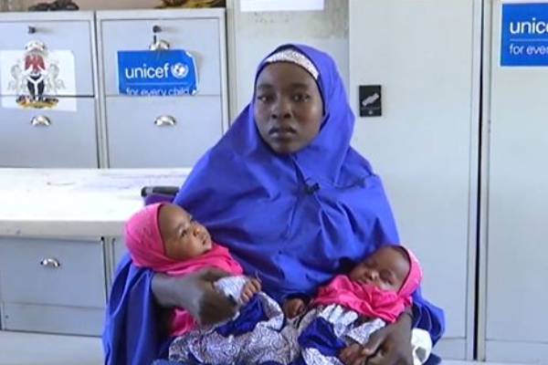 Rescued Chibok schoolgirl with twin babies calls for support