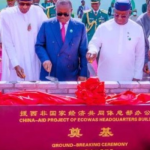 Buhari lays foundation of new ECOWAS Headquarters
