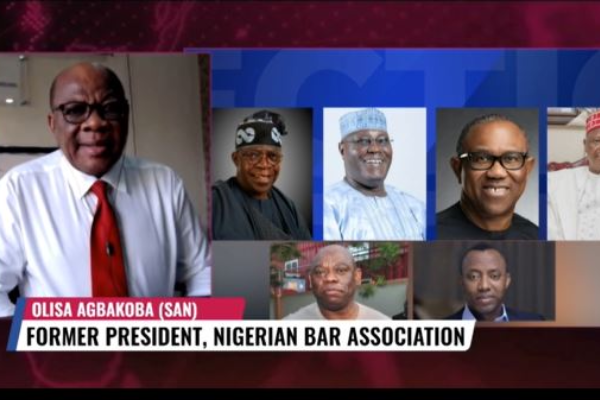 2023: Candidates should give clear cut solutions to Nigeria's challenges-Agbakoba