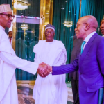 Buhari receives DG Arab Bank Ould Tah, says peace crucial for development