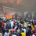 Just In: Fire guts Maiduguri Monday market