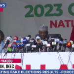 INEC only commission authorised to announce election results- Mahmood Yakubu
