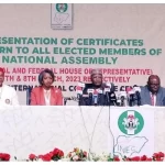 INEC presents certificates of return to Senators-elect