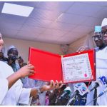 Kaduna Governor-elect, Uba Sani receives certificate of return