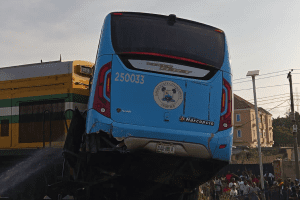 At least 2 dead, several others injured as train, BRT bus collide in Ikeja
