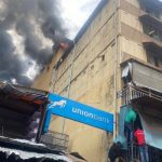 LAGOS FIRE SERVICE BATTLING FIRE AT BALOGUN MARKET