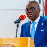 INEC DECLARES GOVERNOR BABAJIDE OLUSOLA SANWOOLU WINNER OF LAGOS STATE GOVERNORSHIP ELECTION