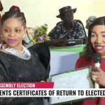 INEC presents Certificates of Return to electied HoA members in Anambra