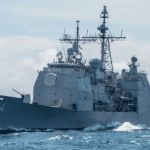 U.S Warship sails through Taiwan Strait after China drills