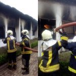 BREAKING: Fire guts EFCC building in Enugu
