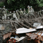 At least one dead, three missing in Japan landslides