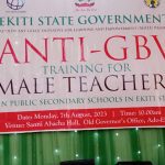 Ekiti govt, AGILE train male students against Gender-Based-Violence