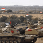Egypt deploys tanks near Gaza border amidst rising refugee fears