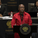 South African EFF Leader Malema, five MPs sanctioned over disruption of State address