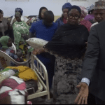 Folashade Tinubu-Ojo visits victims affected by Kaduna error bombing