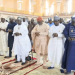Armed forces remembrance: President Tinubu participates in Juma’at prayer at Abuja Nat'l Mosque