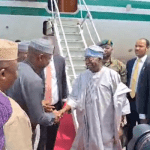President Tinubu arrives Akure, Ondo for series of engagements