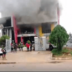 Fire guts Cartege Cinema in Asaba, Delta state